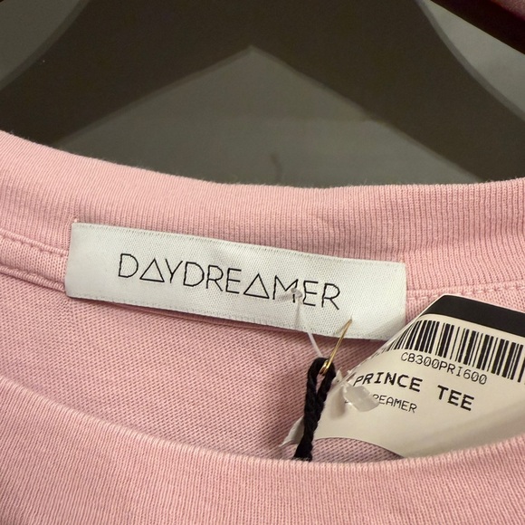 DAYDREAMER PRINCE Women’s Light Pink Short Sleeve Band Tee Size M NEW - Picture 3 of 6